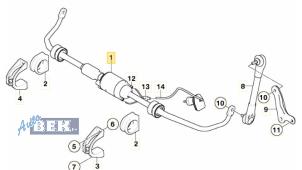 Used Front anti-roll bar BMW 6 serie (E64) 645 Ci 4.4 V8 32V Price on request offered by Auto Bek