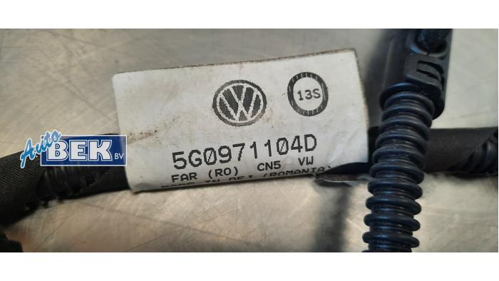 Mazo de cables PDC de un Volkswagen Golf VII (AUA) 1.4 TSI 16V 2012