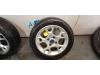 Wheel + tyre from a Ford Fiesta 6 (JA8) 1.4 TDCi 2011