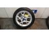 Wheel + tyre from a Ford Fiesta 6 (JA8) 1.4 TDCi 2011