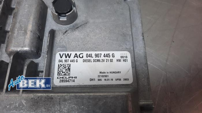 Cerradura de contacto y ordenador de un Volkswagen Golf VII (AUA) 1.6 TDI BMT 16V 2019