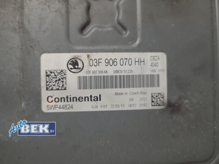 Engine management computer from a Skoda Fabia II Combi 1.2 TSI 2013