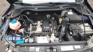 Motor van een Volkswagen Polo V (6R) 1.2 TSI 2014