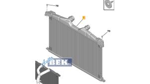 Intercooler d'un Peugeot 508 SW (8E/8U) 2.2 HDiF 16V GT 2014