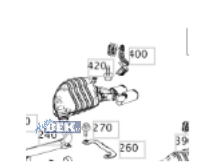 Gebrauchte Auspuff Enddämpfer Mercedes C-Klasse AMG (W204) 6.2 C-63 AMG V8 32V Preis auf Anfrage angeboten von Auto Bek