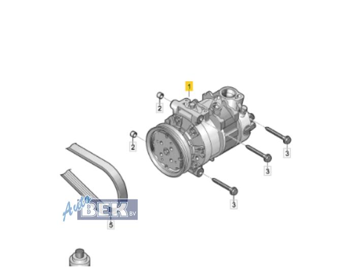 Usagé Compresseur de clim Volkswagen Passat Variant (3G5) 2.0 TSI 16V Prix sur demande proposé par Auto Bek