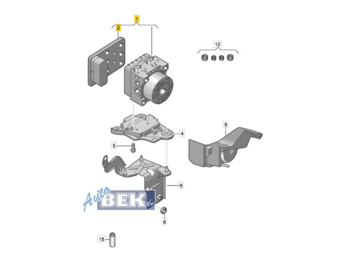 Begagnade ABS-pump Volkswagen Passat Variant (3G5) 2.0 TSI 16V Pris € 96,99 Marginaltabell erbjuds av Auto Bek