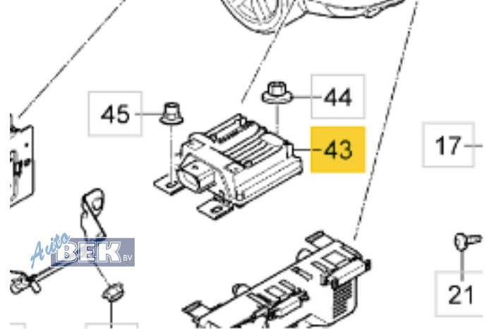 Usagé Module pompe carburant Porsche Cayenne II (92A) 4.8 V8 32V S Prix € 35,00 Règlement à la marge proposé par Auto Bek