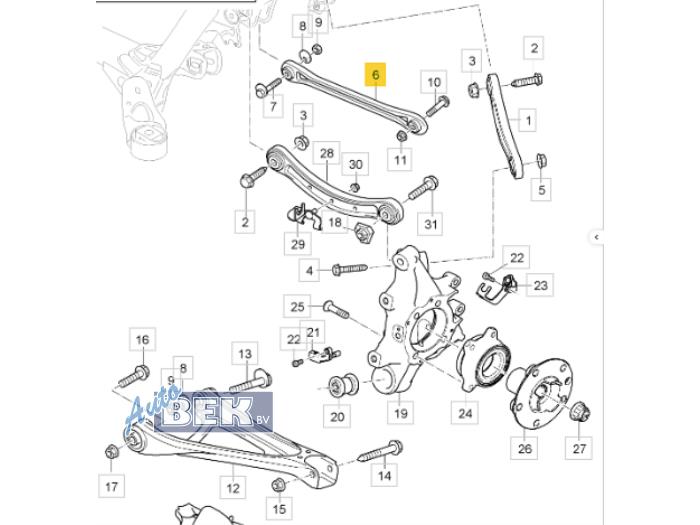 Gebrauchte Querlenker Set Porsche Cayenne II (92A) 4.8 V8 32V S Preis € 190,00 Margenregelung angeboten von Auto Bek