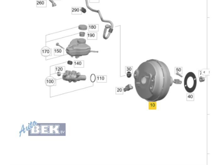 Usados Servofreno Mercedes GLC (X253) 2.2 220d 16V BlueTEC 4-Matic Precio € 50,00 Norma de margen ofrecido por Auto Bek