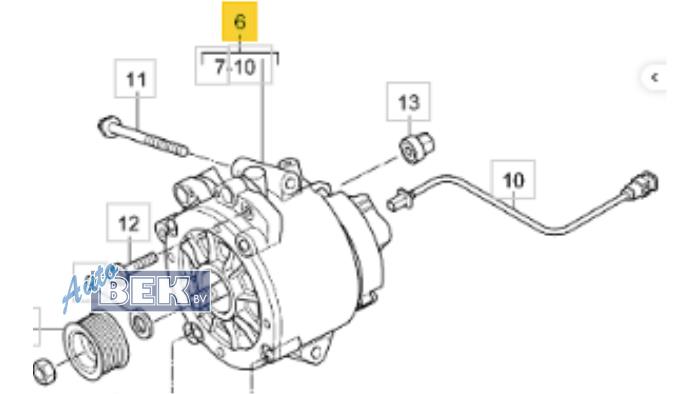 Begagnade Dynamo Porsche Cayenne II (92A) 3.0 S E-Hybrid 24V Pris på förfrågan erbjuds av Auto Bek