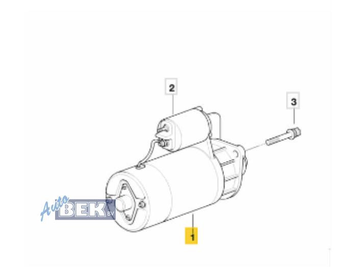 Gebrauchte Anlasser BMW 3 serie (E30/2) 318i Preis € 17,50 Margenregelung angeboten von Auto Bek
