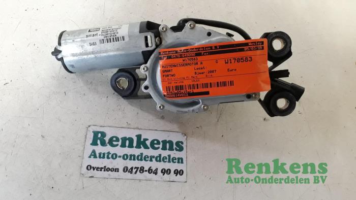 Rear wiper motor from a Smart Fortwo Coupé (450.3) 0.8 CDI 2007