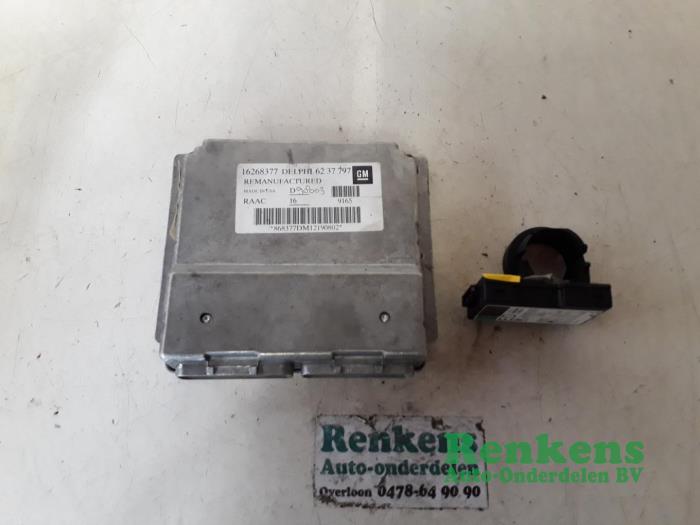 Used Engine management computer Opel Astra G (F08/48) 1.6 Price € 30,00 Margin scheme offered by Renkens Auto-Onderdelen B.V.