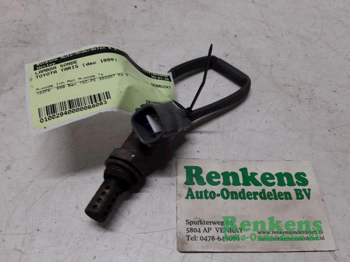 Usados Sonda Lambda Toyota Yaris (P1) 1.0 16V VVT-i Precio € 20,00 Norma de margen ofrecido por Renkens Auto-Onderdelen B.V.