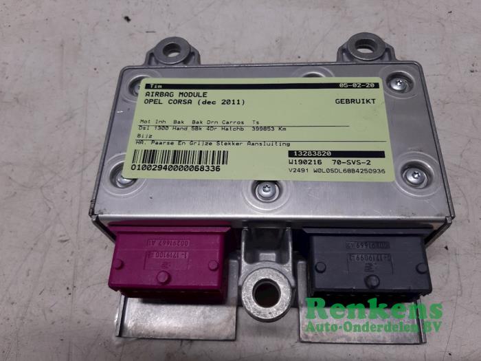 Airbag Module Opel Corsa D 1.3 CDTi 16V ecoFLEX 327963935