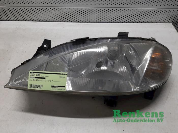 Używane Reflektor lewy Renault Megane Classic (LA) 1.4 16V Cena € 30,00 Procedura marży oferowane przez Renkens Auto-Onderdelen B.V.