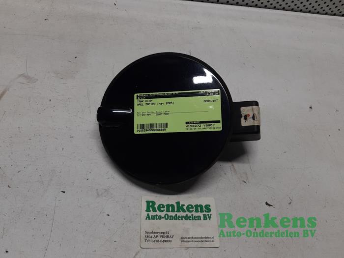 Begagnade Tanklucka Opel Zafira (M75) 1.9 CDTI Pris € 20,00 Marginaltabell erbjuds av Renkens Auto-Onderdelen B.V.