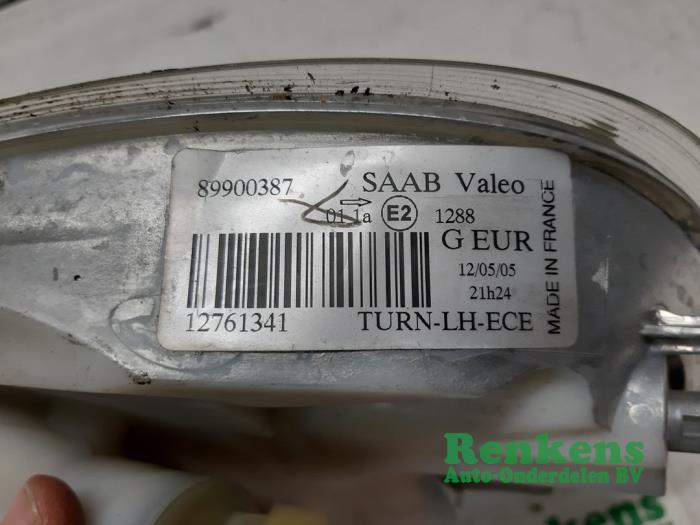 Indicator, left from a Saab 9-5 Estate (YS3E) 2.2 TiD 16V 2005