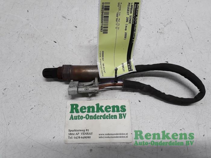 Gebrauchte Lambdasonde Peugeot 206 (2A/C/H/J/S) 1.4 XR,XS,XT,Gentry Preis € 20,00 Margenregelung angeboten von Renkens Auto-Onderdelen B.V.