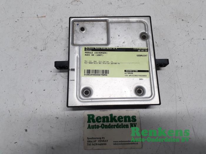 Używane Modul (rózne) Audi A4 Avant Quattro (B7) 3.0 TDI V6 24V Cena € 50,00 Procedura marży oferowane przez Renkens Auto-Onderdelen B.V.