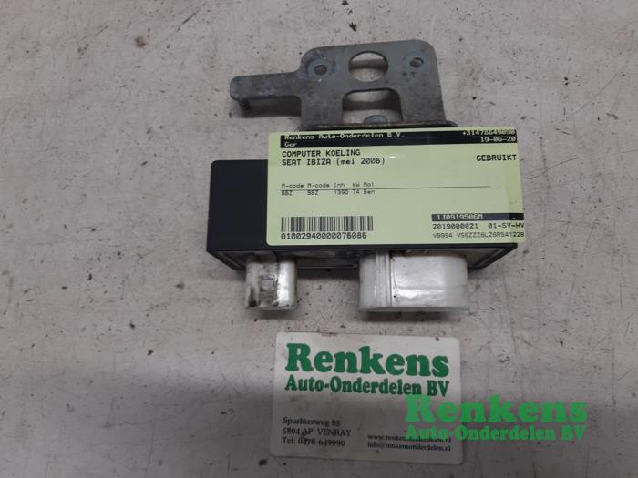 Usagé Ordinateur refroidisseur Seat Ibiza III (6L1) 1.4 16V 100 Prix € 15,00 Règlement à la marge proposé par Renkens Auto-Onderdelen B.V.