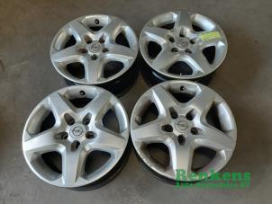 Used Set of sports wheels Opel Astra H SW (L35) 1.6 16V Twinport Price on request offered by Renkens Auto-Onderdelen B.V.