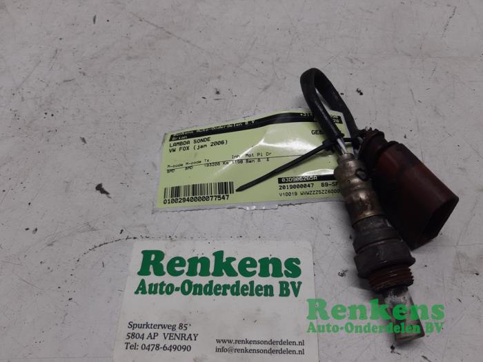 Usagé Sonde lambda Volkswagen Fox (5Z) 1.2 Prix € 20,00 Règlement à la marge proposé par Renkens Auto-Onderdelen B.V.