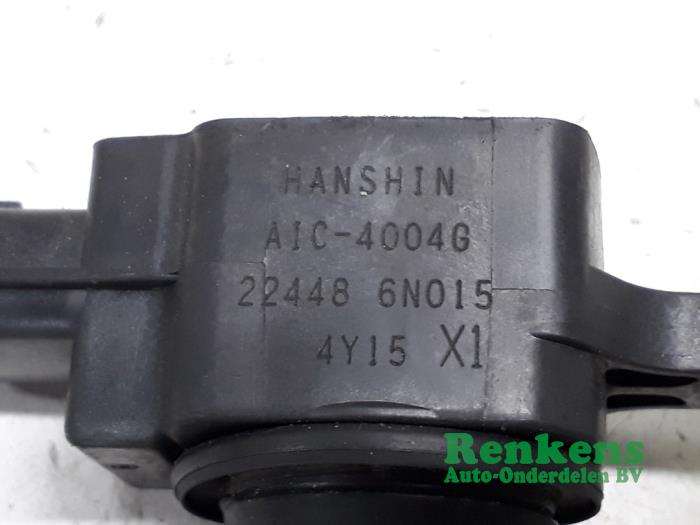 Pen ignition coil from a Nissan Primera (P12) 1.8 16V 2007