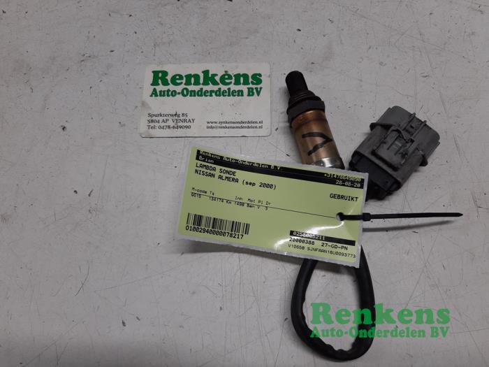 Usagé Sonde lambda Nissan Almera (N16) 1.5 16V Prix € 20,00 Règlement à la marge proposé par Renkens Auto-Onderdelen B.V.