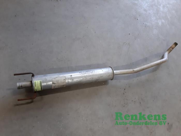 Exhaust middle silencer from a Opel Corsa C (F08/68) 1.0 12V 2003