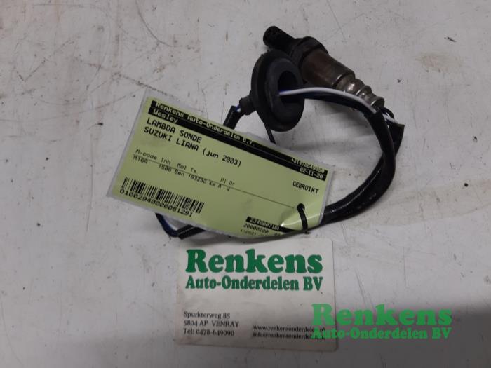 Używane Sonda lambda Suzuki Liana (ERC/ERD/RH4) 1.6 MPi 16V Cena € 25,00 Procedura marży oferowane przez Renkens Auto-Onderdelen B.V.