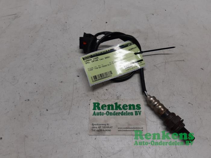 Usados Sonda Lambda Opel Zafira (F75) 1.8 16V Precio € 20,00 Norma de margen ofrecido por Renkens Auto-Onderdelen B.V.