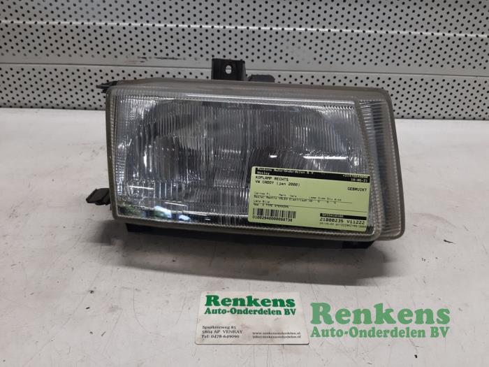 Używane Reflektor prawy Volkswagen Caddy II (9K9A) 1.9 TDI Cena € 20,00 Procedura marży oferowane przez Renkens Auto-Onderdelen B.V.