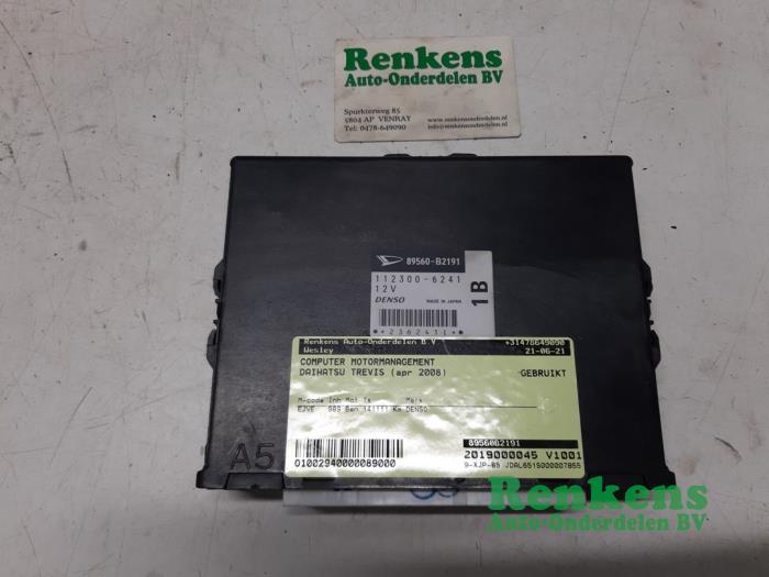 Used Engine management computer Daihatsu Trevis 1.0 12V DVVT Price € 50,00 Margin scheme offered by Renkens Auto-Onderdelen B.V.