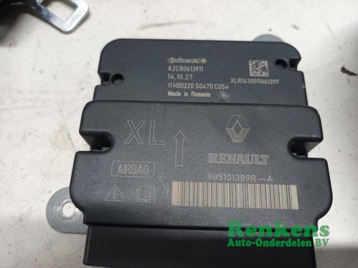 Airbag set+module from a Renault Clio IV (5R) 1.5 Energy dCi 90 FAP 2014