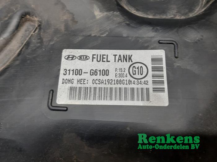 Tank from a Kia Picanto (JA) 1.2 16V 2019