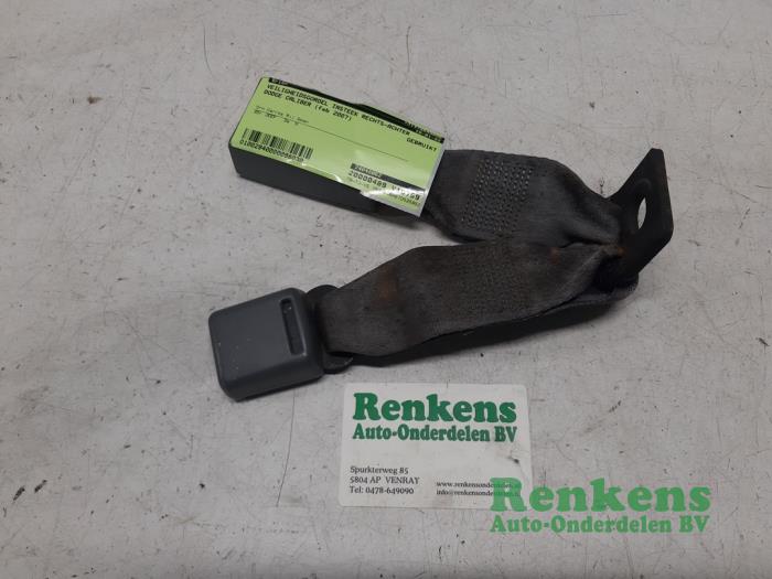 Rear seatbelt buckle, right from a Dodge Caliber 2.0 CRD 16V 2007