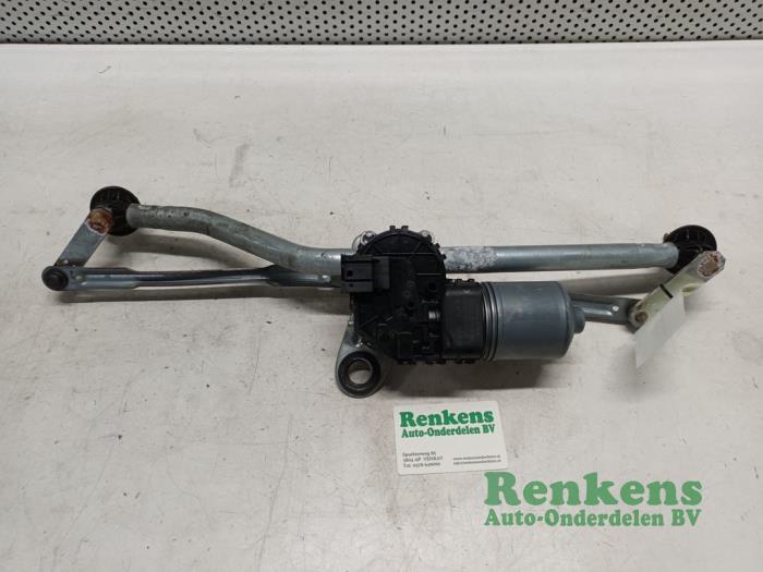 Wiper motor + mechanism from a BMW 3 serie Touring (E46/3) 318d 16V 2003