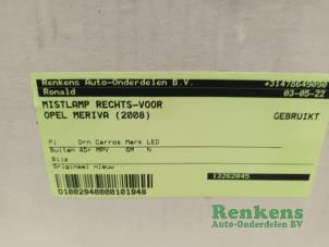 Usagé Feu antibrouillard avant droit Opel Meriva 1.6 16V Prix € 32,00 Règlement à la marge proposé par Renkens Auto-Onderdelen B.V.