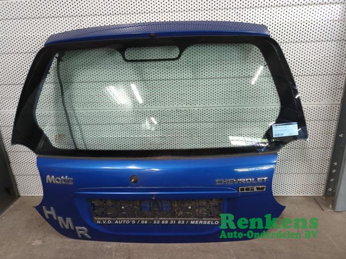 Używane Tylna klapa Chevrolet Matiz 1.0 Cena € 75,00 Procedura marży oferowane przez Renkens Auto-Onderdelen B.V.
