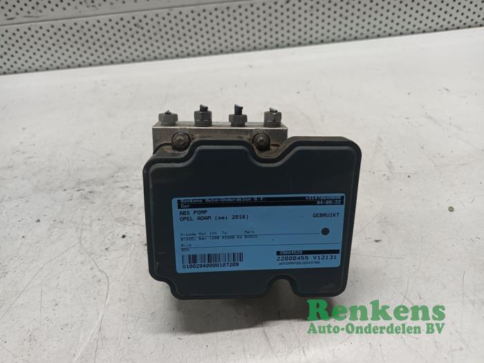 Usagé Bloc ABS Opel Adam 1.4 16V Bi-Fuel Ecoflex Prix € 150,00 Règlement à la marge proposé par Renkens Auto-Onderdelen B.V.