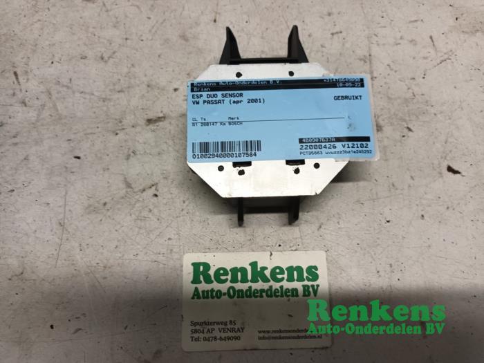 Begagnade Esp Duo-sensor Volkswagen Passat Variant (3B6) 1.9 TDI 100 Pris € 20,00 Marginaltabell erbjuds av Renkens Auto-Onderdelen B.V.