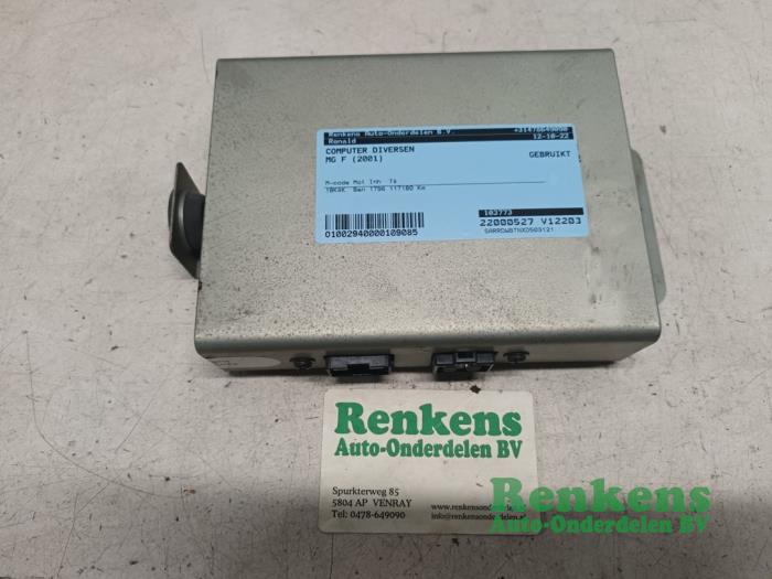 Used Computer, miscellaneous MG MGF 1.8i VVC 16V Price € 75,00 Margin scheme offered by Renkens Auto-Onderdelen B.V.