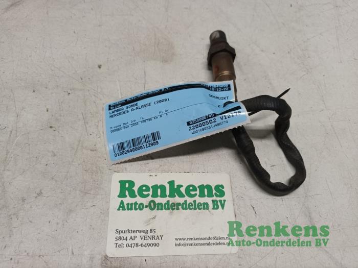 Usados Sonda Lambda Mercedes A (W169) 2.0 A-200 5-Drs. Precio € 20,00 Norma de margen ofrecido por Renkens Auto-Onderdelen B.V.
