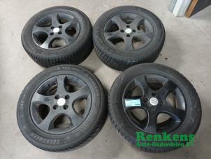 Used Set of sports wheels + winter tyres Suzuki Swift (ZA/ZC/ZD1/2/3/9) 1.3 VVT 16V Price on request offered by Renkens Auto-Onderdelen B.V.