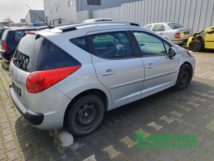 Tailgate from a Peugeot 207 SW (WE/WU) 1.6 16V 2009