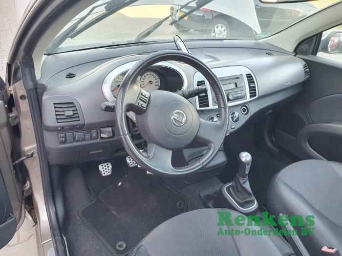 Juego y módulo de airbag de un Nissan Micra C+C (K12) 1.6 16V 2007