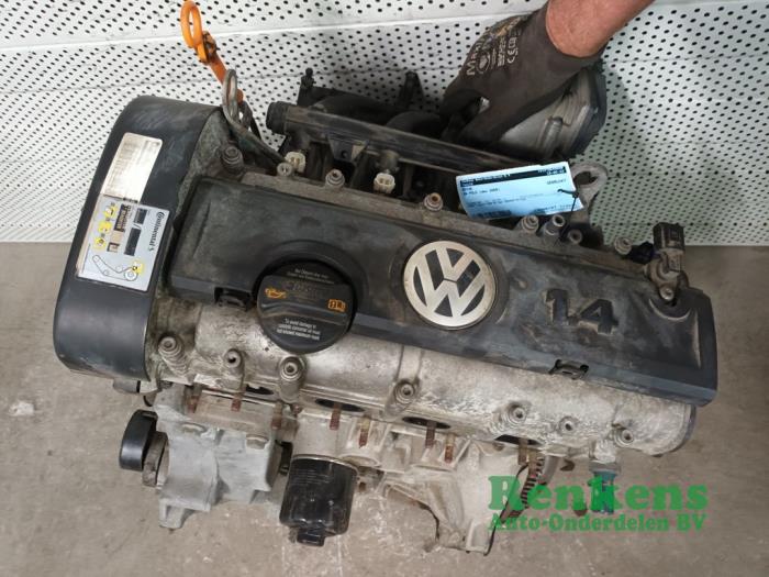 Motor from a Volkswagen Polo V (6R) 1.4 16V 2009