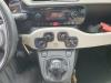 Heater control panel from a Fiat Panda (312), 2012 0.9 TwinAir 65, Hatchback, Petrol, 964cc, 48kW (65pk), FWD, 312A4000, 2012-04, 312PXH 2013